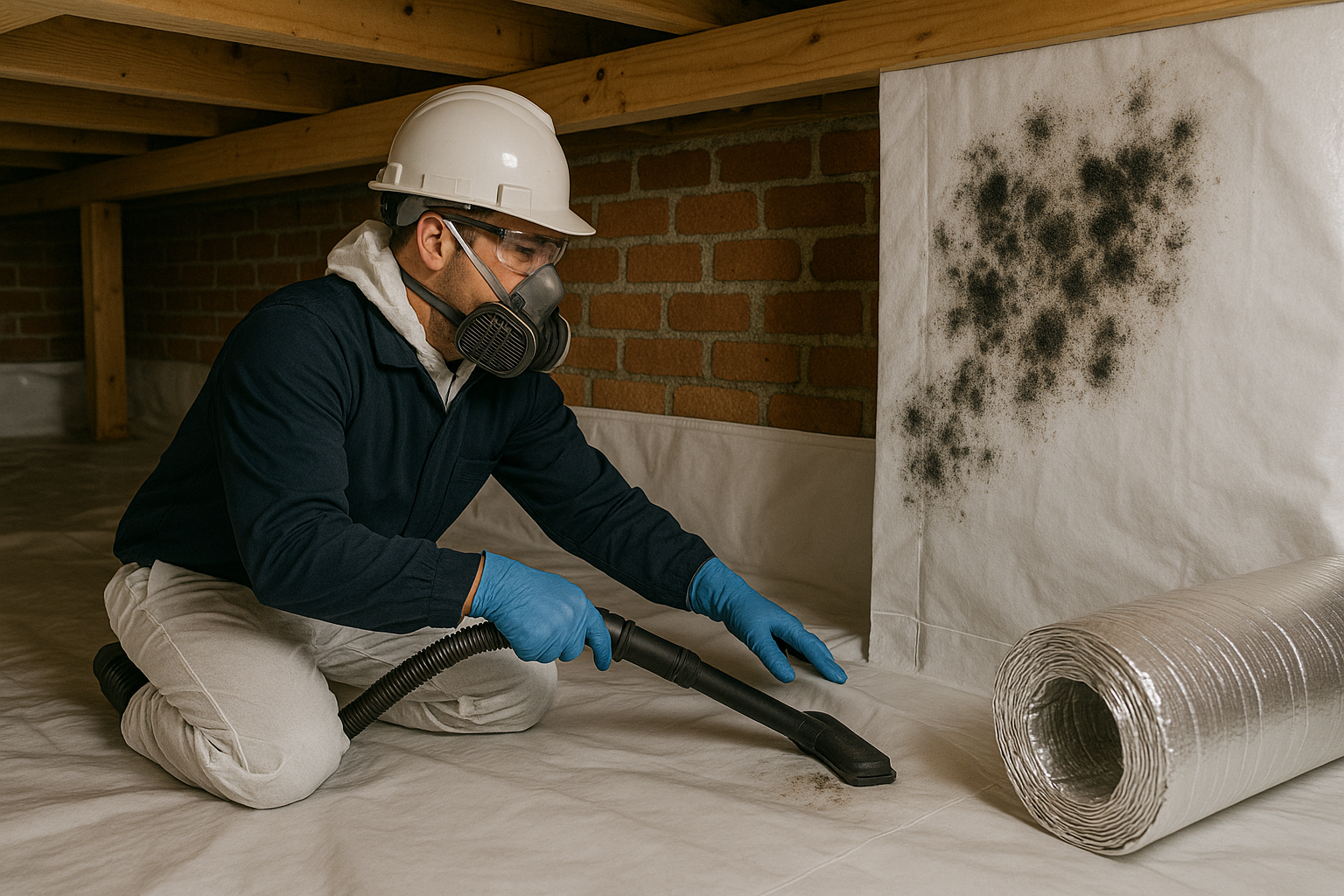 Crawl Space Mold Removal & Encapsulation